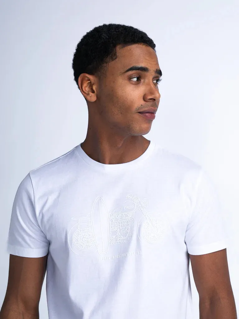 T-SHIRT MIT AUFDRUCK SUMMERCLIFF-Petrol