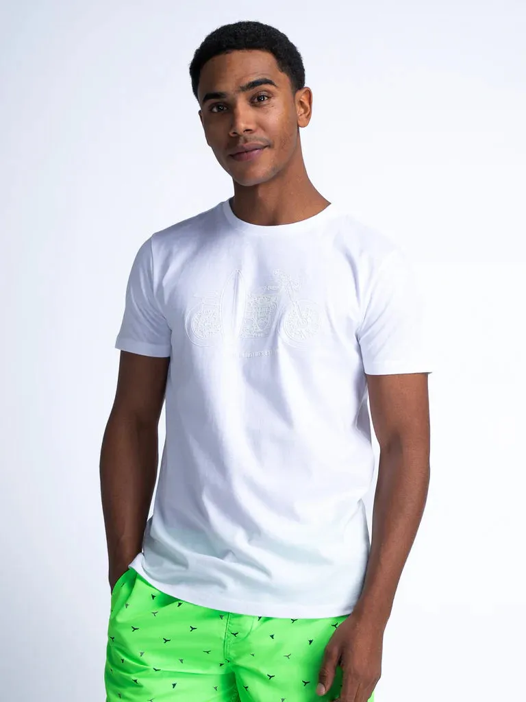 T-SHIRT MIT AUFDRUCK SUMMERCLIFF-Petrol