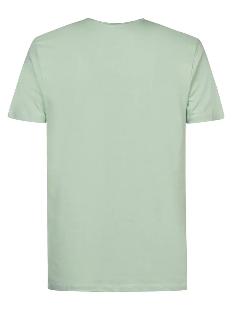 T-SHIRT MIT AUFDRUCK SUMMERCLIFF-Petrol