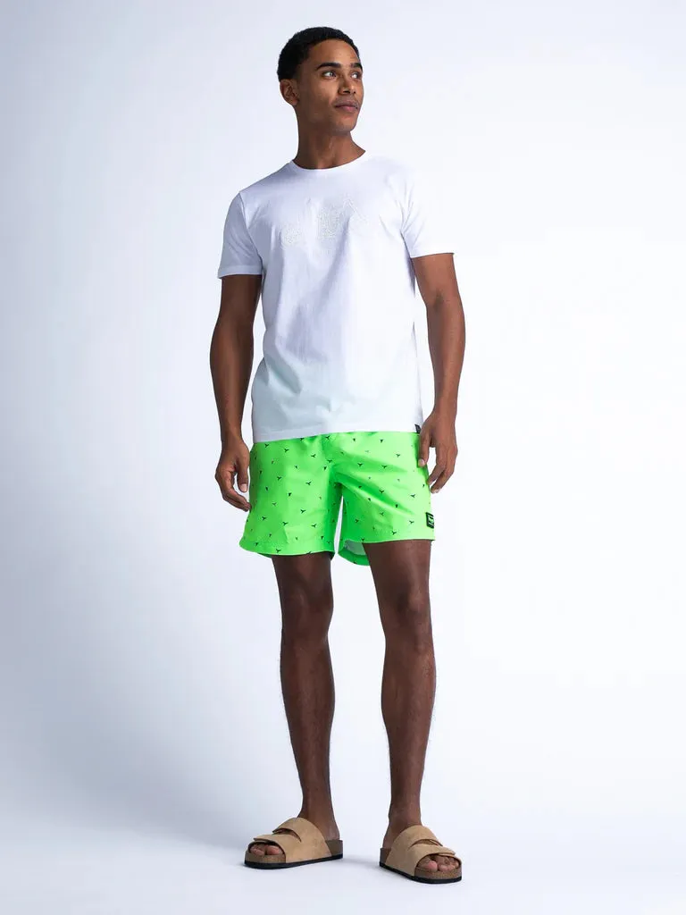 T-SHIRT MIT AUFDRUCK SUMMERCLIFF-Petrol
