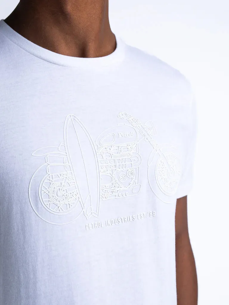 T-SHIRT MIT AUFDRUCK SUMMERCLIFF-Petrol
