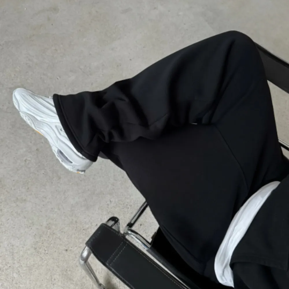 Tapered Zipper Hem Sweatpants