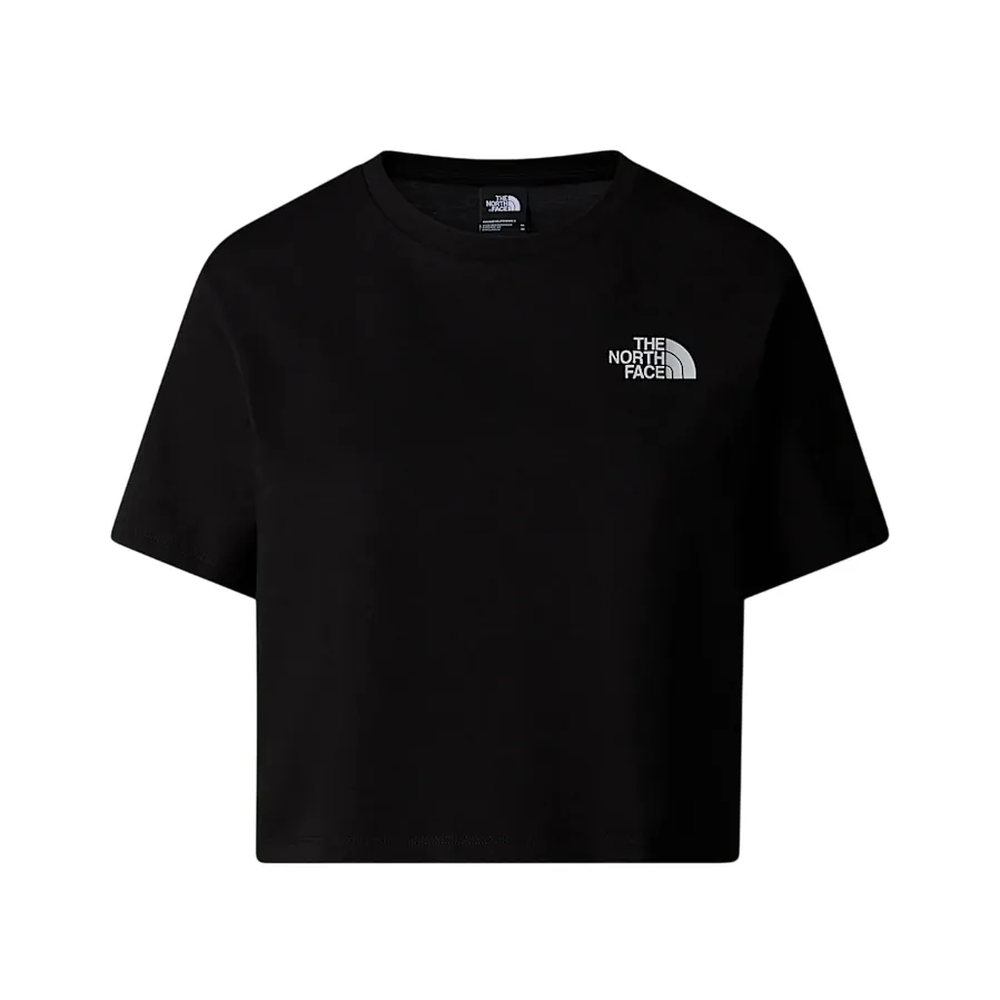 The North Face maglietta manica corta da donna Simple Dome Cropped NF0A87U4JK3 nero