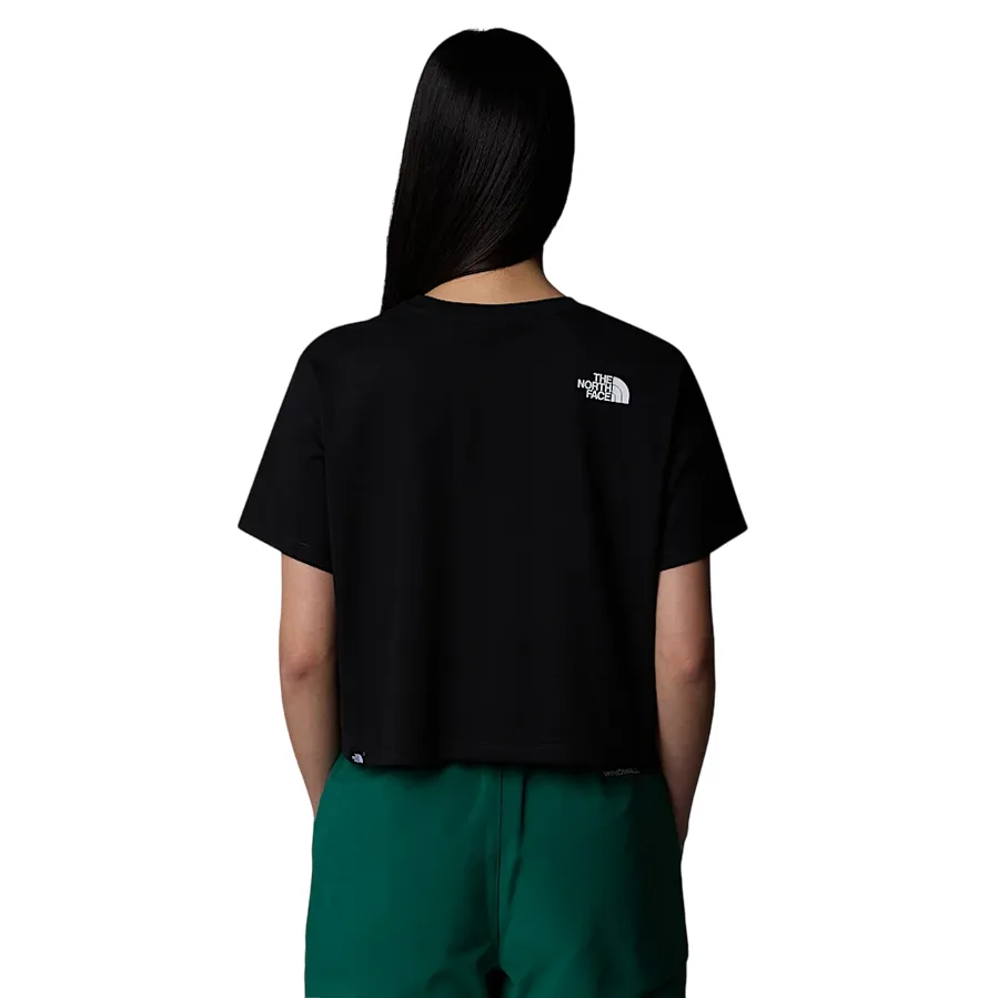 The North Face maglietta manica corta da donna Simple Dome Cropped NF0A87U4JK3 nero