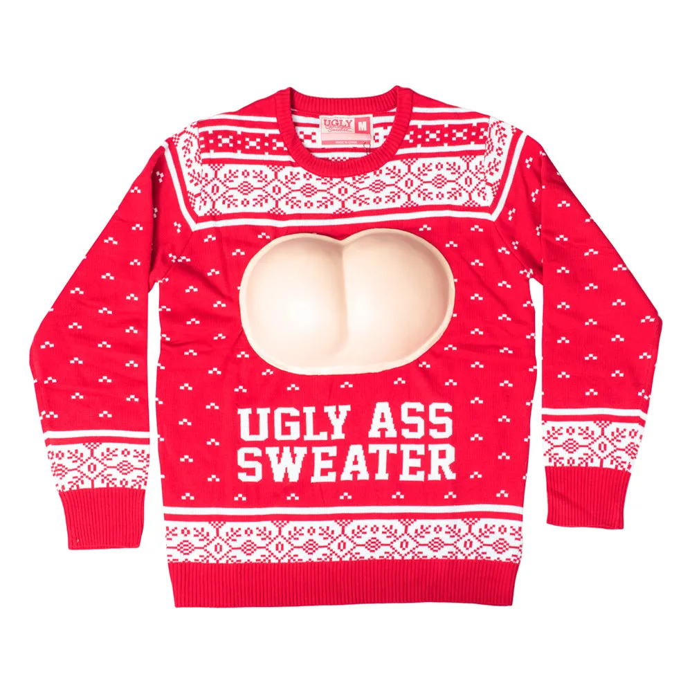 Ugly Behind Funny NOT PC Adult Unisex 3D Sweater