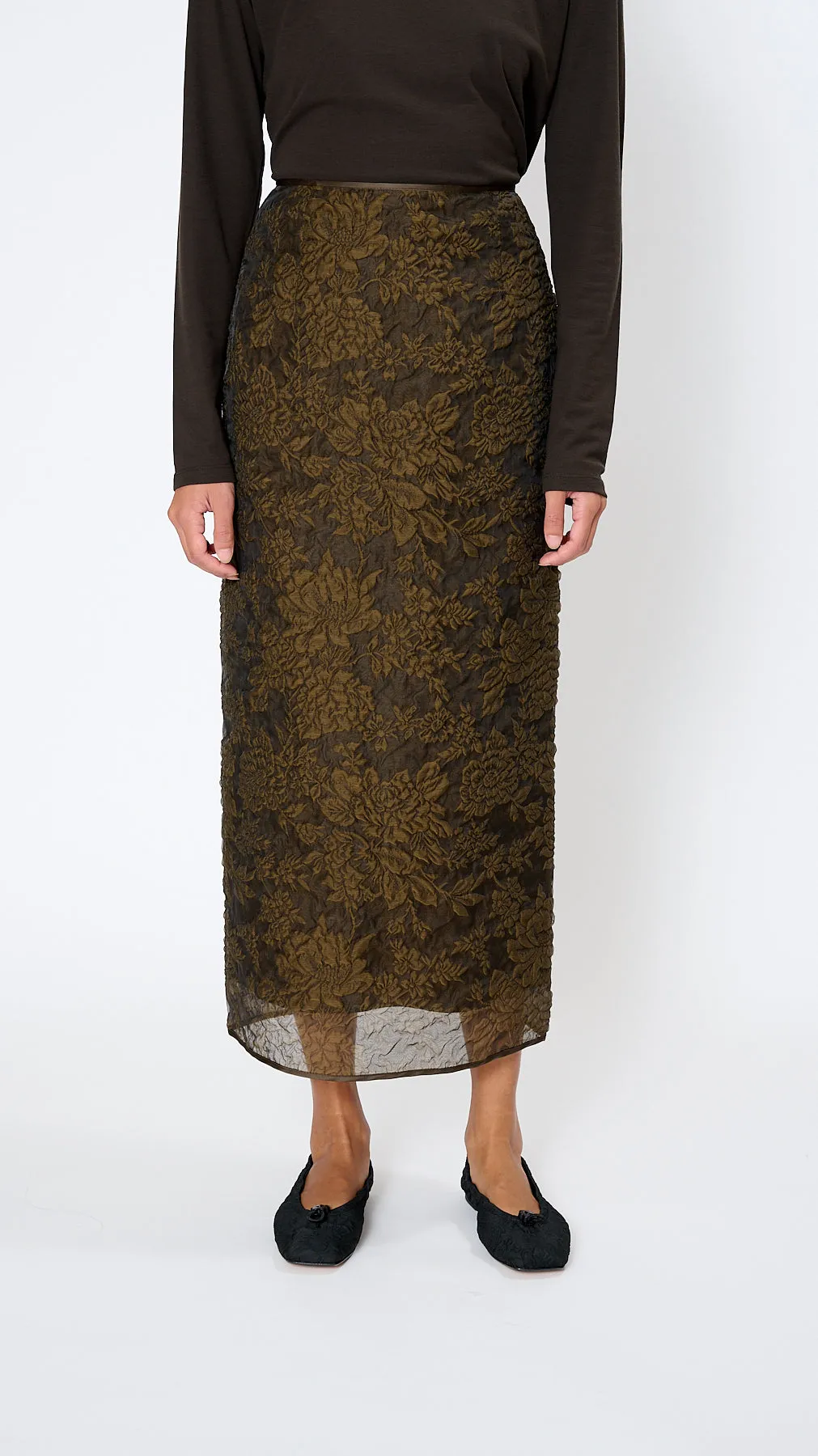 Uka Skirt in Brown