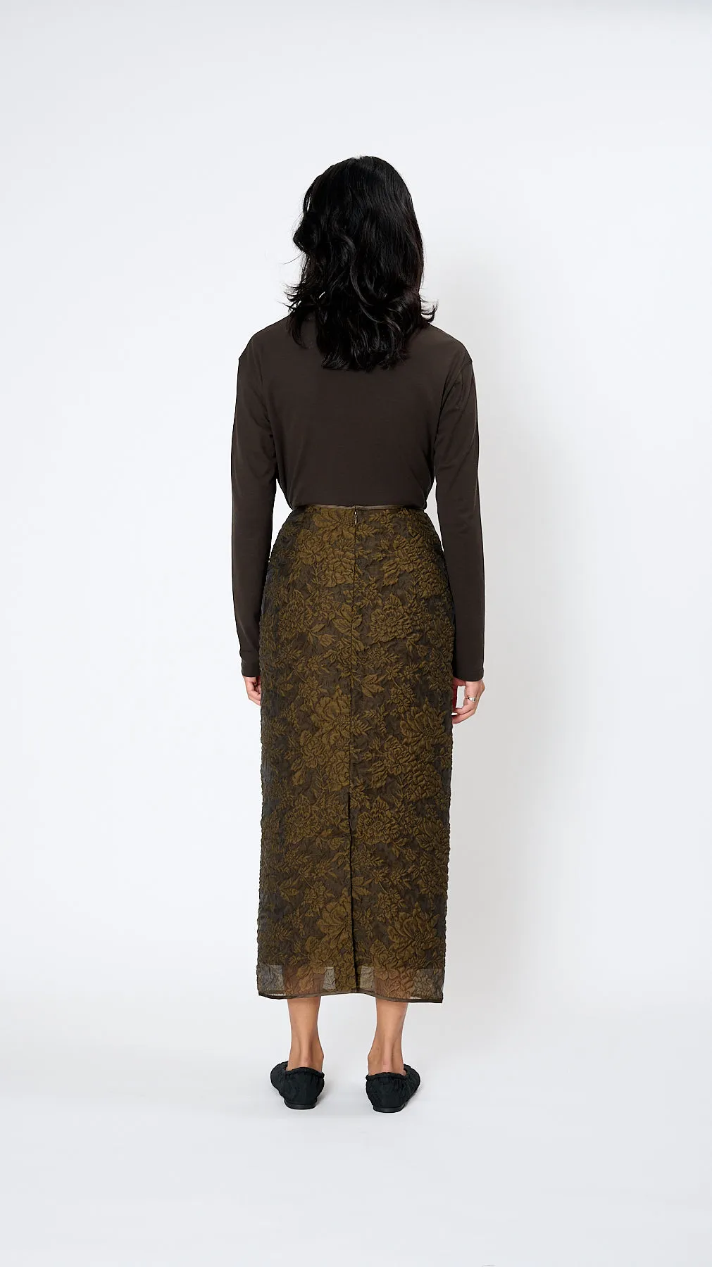 Uka Skirt in Brown