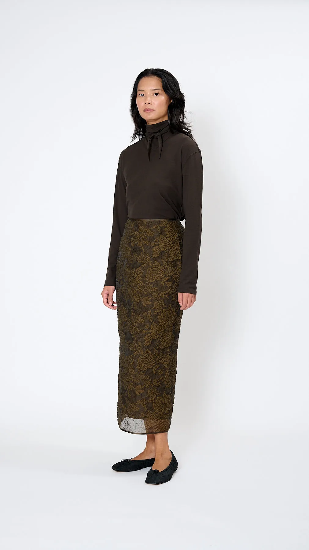 Uka Skirt in Brown