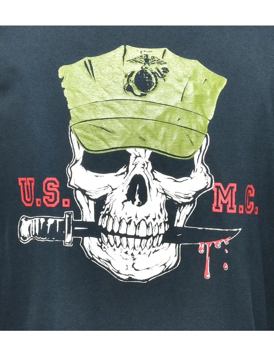 US Marine Corps Printed T-shirt - M