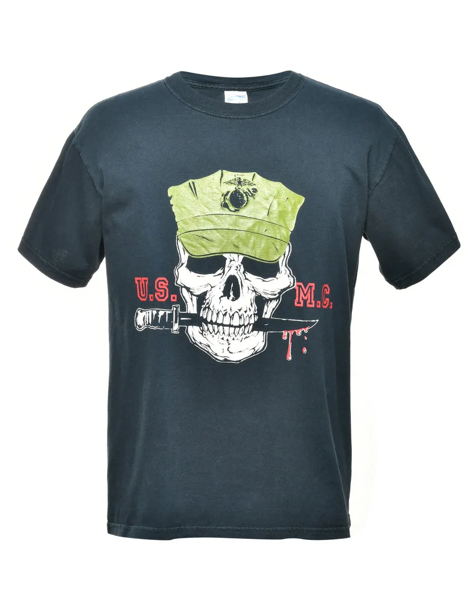 US Marine Corps Printed T-shirt - M