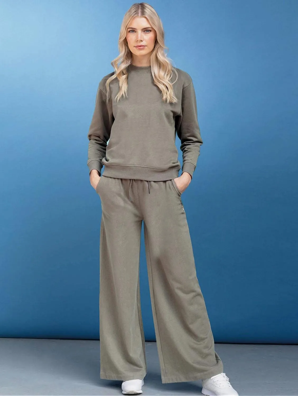Vegan Women's Fashion Wide Joggers | Multiple Colours