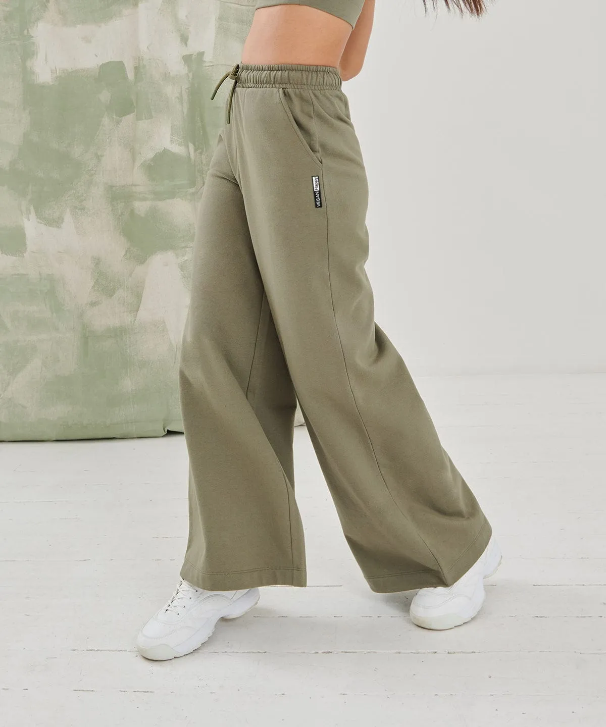 Vegan Women's Fashion Wide Joggers | Multiple Colours