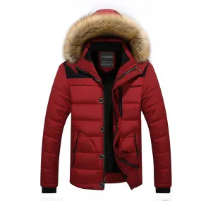 Ventnor - Parka Winterjas Heren – Warm Gevoerd met Bontkraag en Ritszakken
