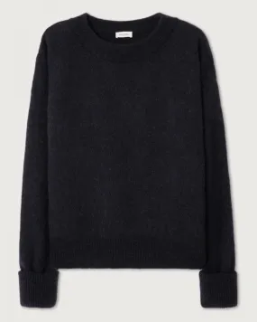 Vito Boatneck Sweater in Noir