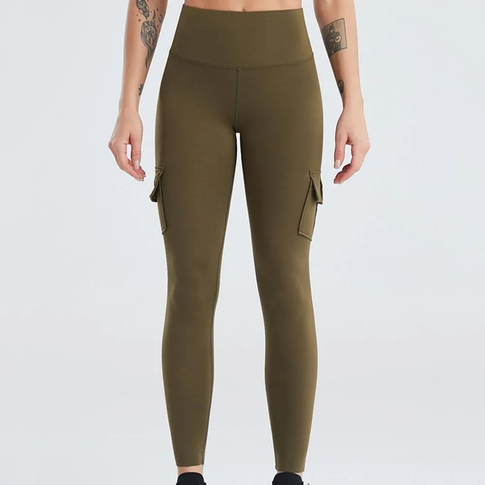 Women Workout Push Up Tactical Cargo Pants